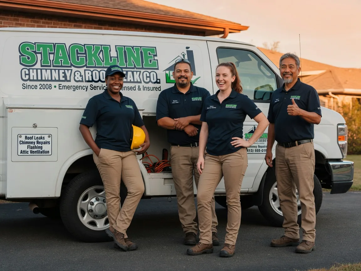 Chimney flashing repair company in Duke, OK